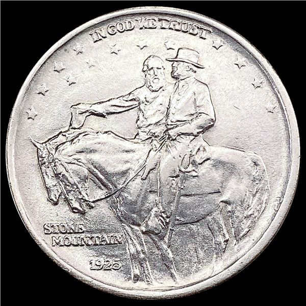 1925 Stone Mountain Half Dollar CHOICE AU