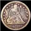 Image 1 : 1877-CC Seated Liberty Quarter NICELY CIRCULATED