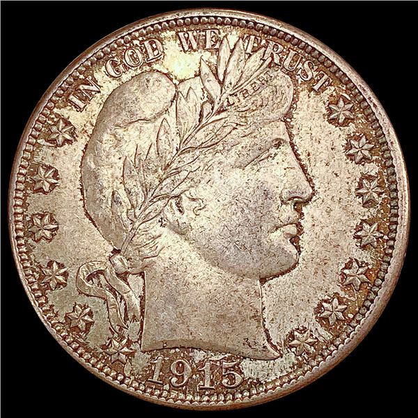 1915-D Barber Half Dollar CLOSELY UNCIRCULATED