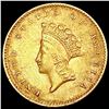 Image 1 : 1855 Rare Gold Dollar CLOSELY UNCIRCULATED