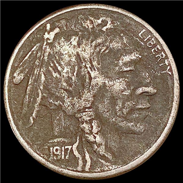 1917-S Buffalo Nickel NEARLY UNCIRCULATED
