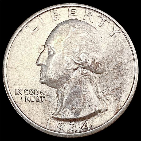 1934 Washington Silver Quarter UNCIRCULATED