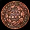 Image 2 : 1828 Classic Head Half Cent NICELY CIRCULATED