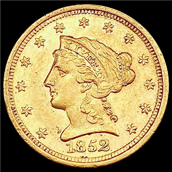 1852 $2.50 Gold Quarter Eagle UNCIRCULATED