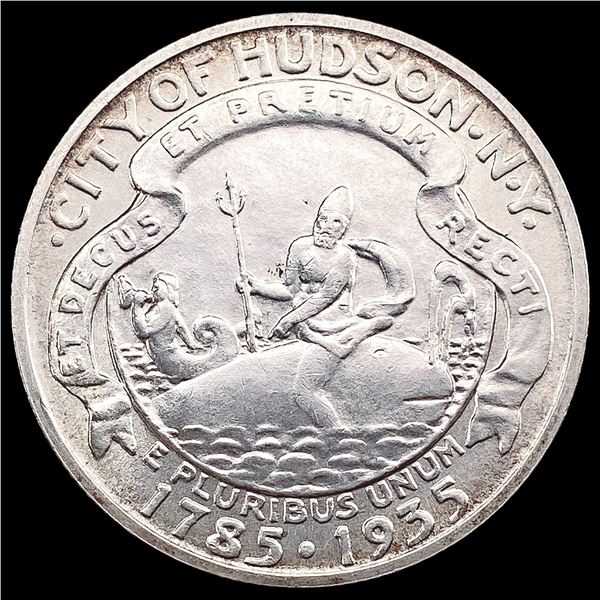 1935 Hudson Half Dollar GEM BU