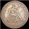 Image 1 : 1853 Arrows Rays Seated Liberty Quarter LIGHTLY CIRCULATED