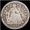 Image 1 : 1842-O Seated Liberty Half Dime NICELY CIRCULATED