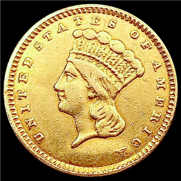 1857 Rare Gold Dollar CLOSELY UNCIRCULATED