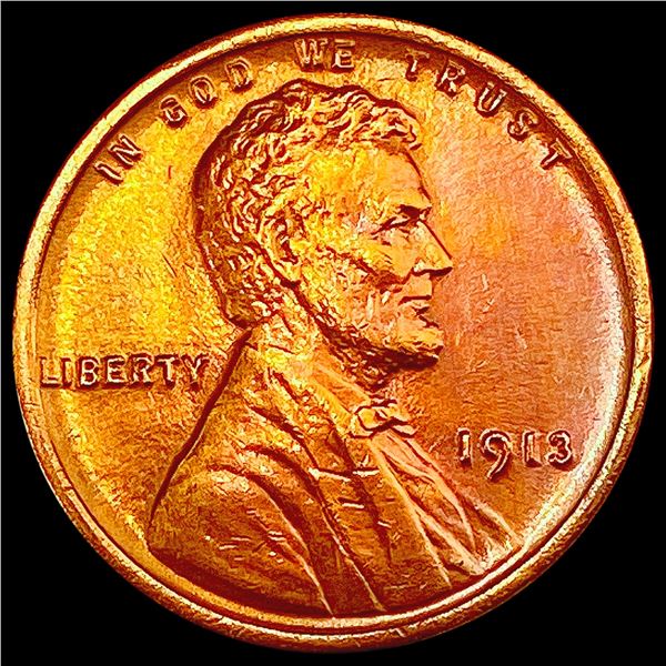 1913 Red Wheat Cent UNCIRCULATED