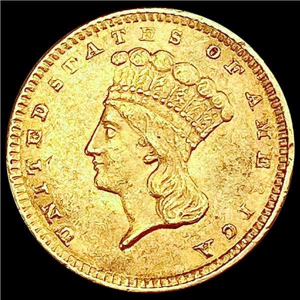 1857 Rare Gold Dollar UNCIRCULATED