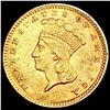 Image 1 : 1857 Rare Gold Dollar UNCIRCULATED