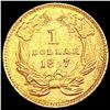 Image 2 : 1857 Rare Gold Dollar UNCIRCULATED