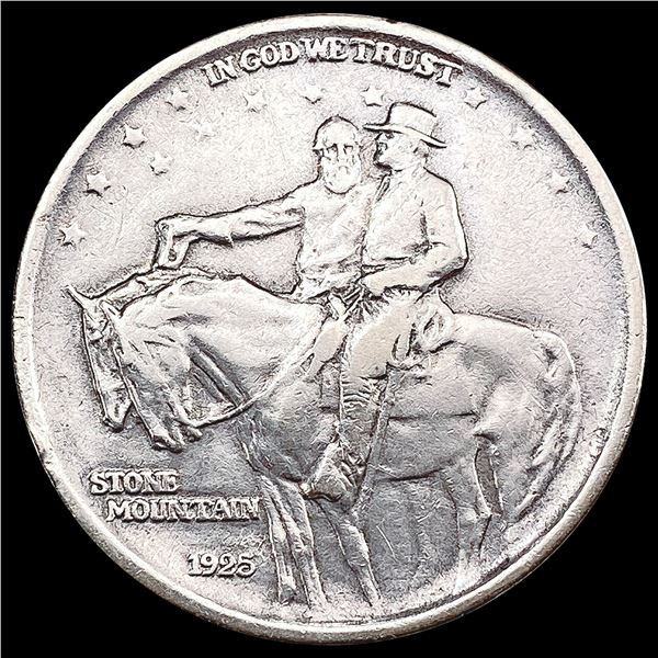 1925 Stone Mountain Half Dollar NEARLY UNCIRCULATED