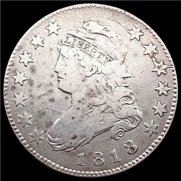 1818 Capped Bust Quarter LIGHTLY CIRCULATED
