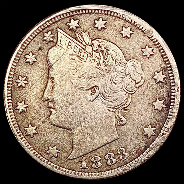 1883 W/Cents Liberty Victory Nickel LIGHTLY CIRCULATED