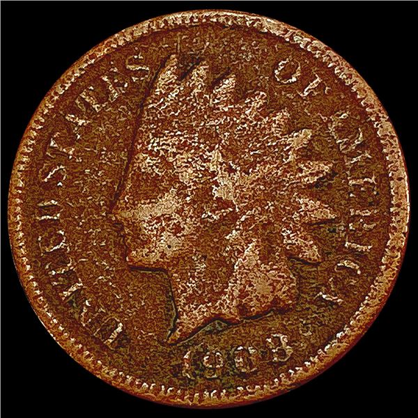 1908-S Indian Head Cent NICELY CIRCULATED