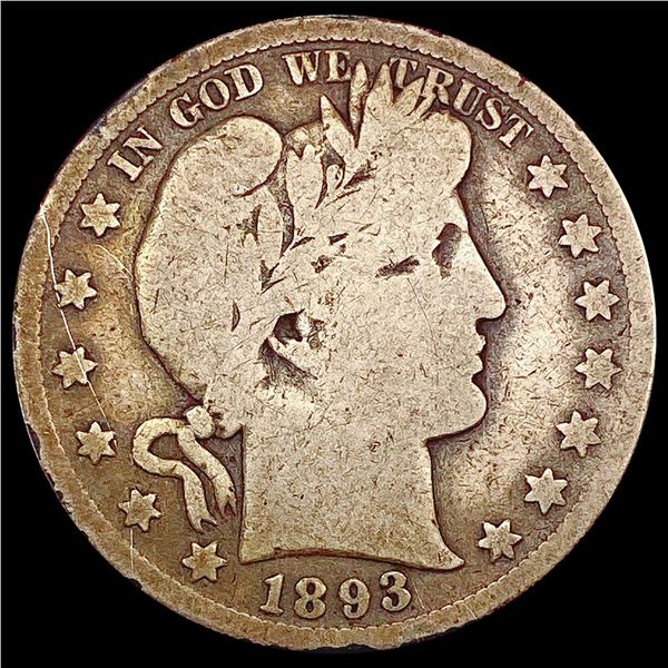 1893-S Barber Half Dollar NICELY CIRCULATED
