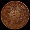 Image 2 : 1867 DDO Two Cent Piece CLOSELY UNCIRCULATED