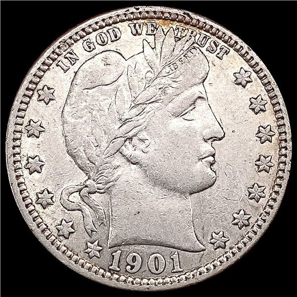 1901 Barber Quarter CLOSELY UNCIRCULATED