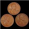 Image 1 : 1913-1915 Better Date Lincoln Cents Lot [3 Coins] HIGH GRADE