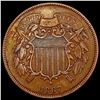 Image 1 : 1867 Two Cent Piece NEARLY UNCIRCULATED