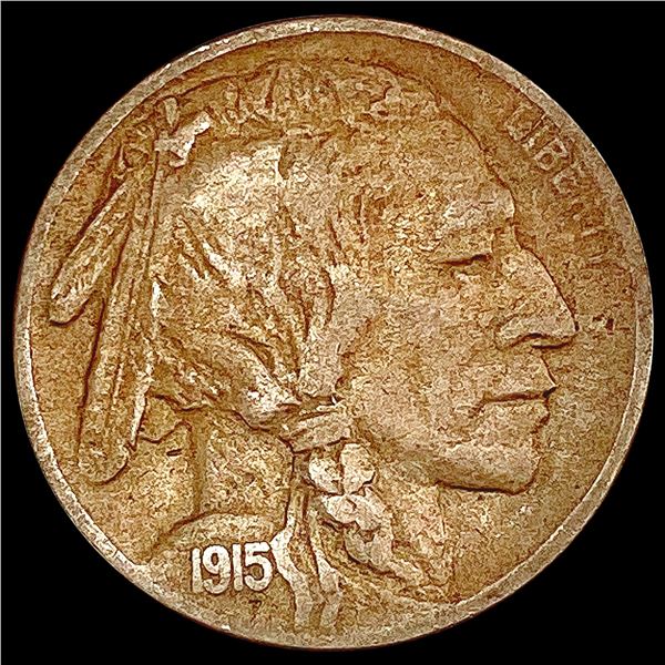 1915-D Buffalo Nickel LIGHTLY CIRCULATED
