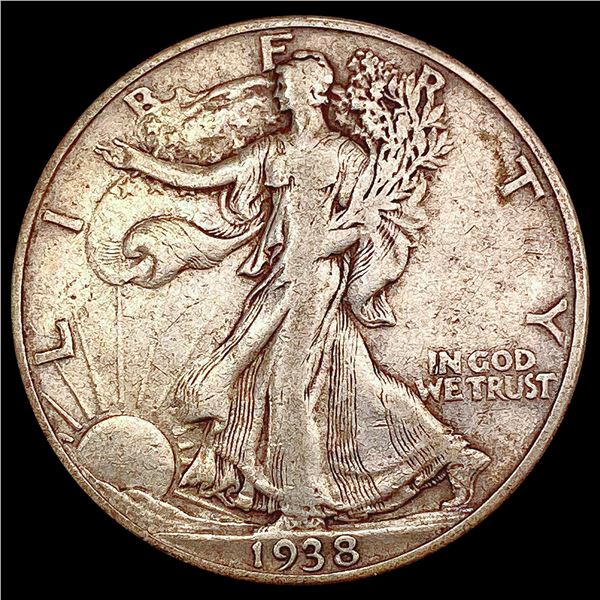 1938-D Walking Liberty Half Dollar CLOSELY UNCIRCULATED