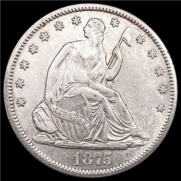 1875-S Seated Liberty Half Dollar UNCIRCULATED