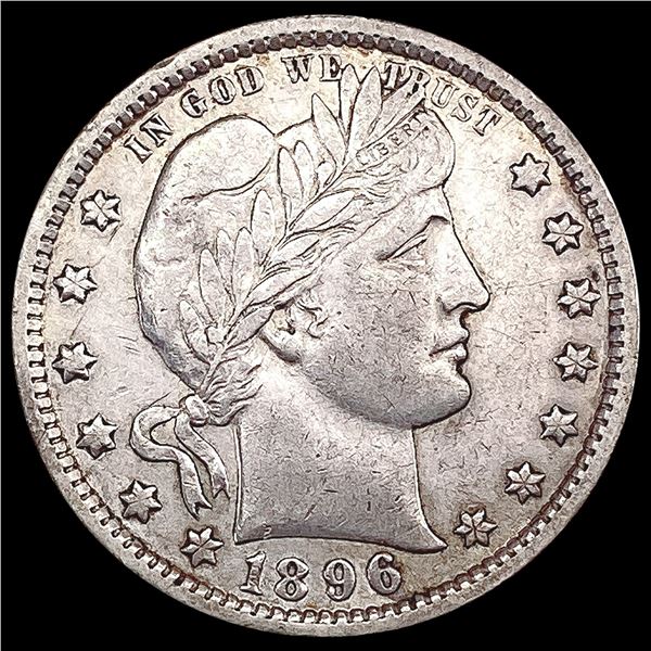 1896-O Barber Quarter CLOSELY UNCIRCULATED