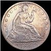 Image 1 : 1853 Arrows Rays Seated Liberty Half Dollar NEARLY UNCIRCULATED