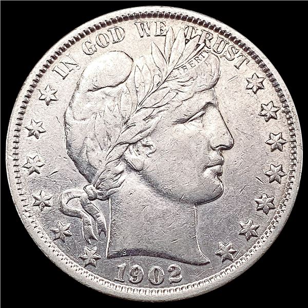 1902 Barber Half Dollar CLOSELY UNCIRCULATED