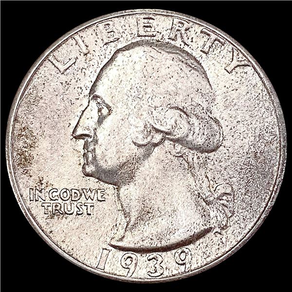 1939 Washington Silver Quarter UNCIRCULATED