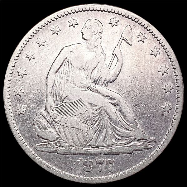 1877-S Seated Liberty Half Dollar NEARLY UNCIRCULATED