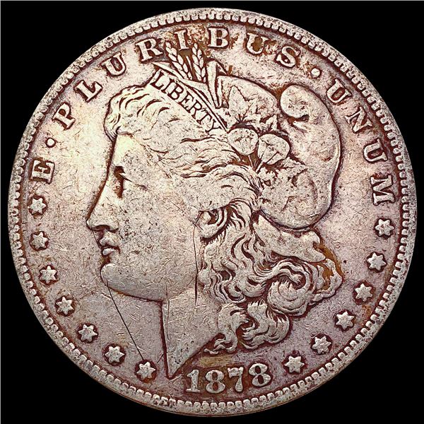 1878 8TF Morgan Silver Dollar LIGHTLY CIRCULATED