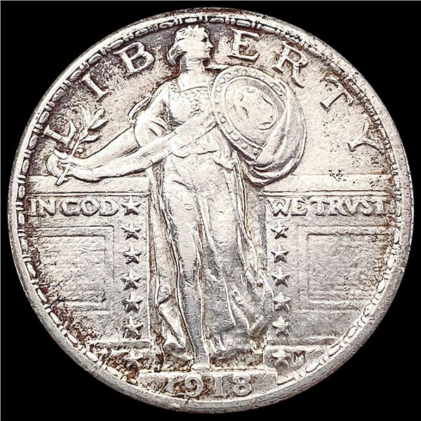 1918 Standing Liberty Quarter CHOICE AU