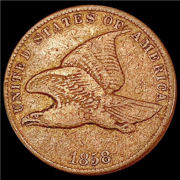 1858 Flying Eagle Cent NICELY CIRCULATED