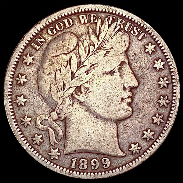 1899-O Barber Half Dollar LIGHTLY CIRCULATED