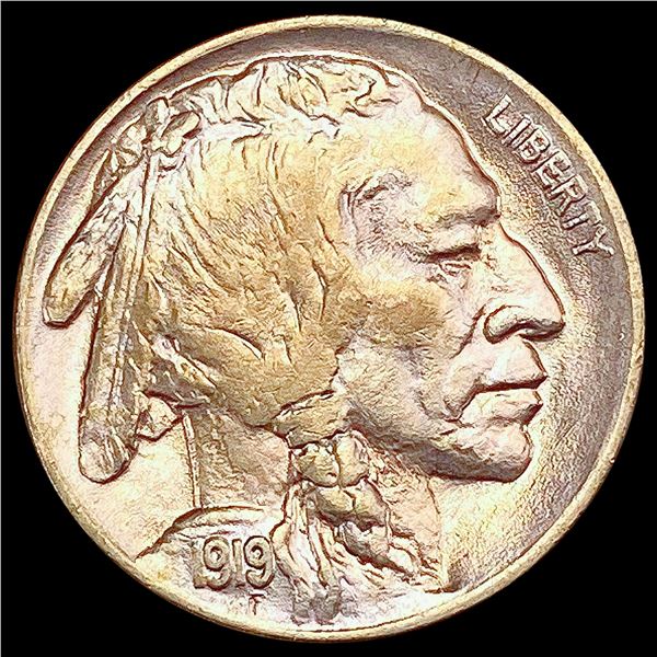 1919 Buffalo Nickel GEM BU