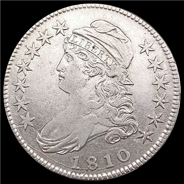 1810 Capped Bust Half Dollar CLOSELY UNCIRCULATED