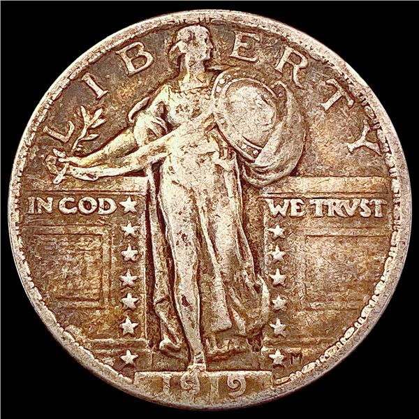 1919 Standing Liberty Quarter LIGHTLY CIRCULATED
