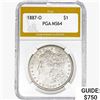Image 1 : 1887-O Morgan Silver Dollar PGA MS64