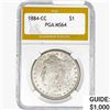 Image 1 : 1884-CC Morgan Silver Dollar PGA MS64
