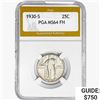 Image 1 : 1930-S Standing Liberty Quarter PGA MS64 FH