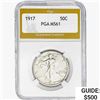 1917 Walking Liberty Half Dollar PGA MS61