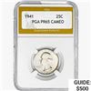 1941 Washington Silver Quarter PGA MS65 CAMEO
