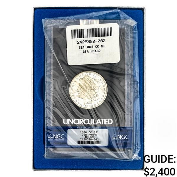 1880-CC Morgan Silver Dollar NGC MS63