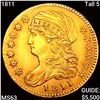 Image 1 : 1811 Tall 5 $5 Gold Half Eagle CHOICE BU
