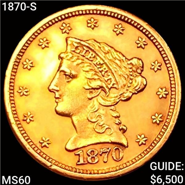 1870-S Morgan Silver Dollar UNCIRCULATED