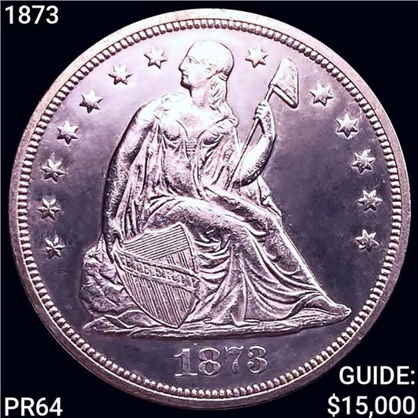 1873 Seated Liberty Dollar GEM PROOF