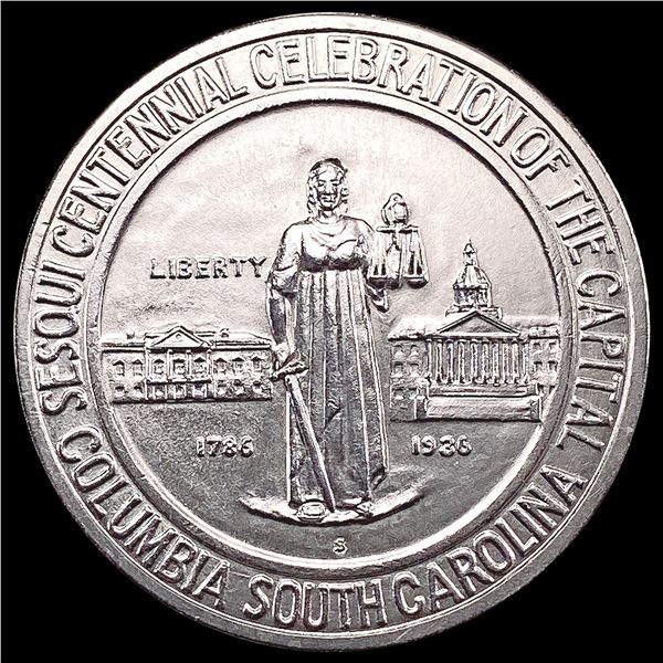 1936-S Columbia Half Dollar GEM BU